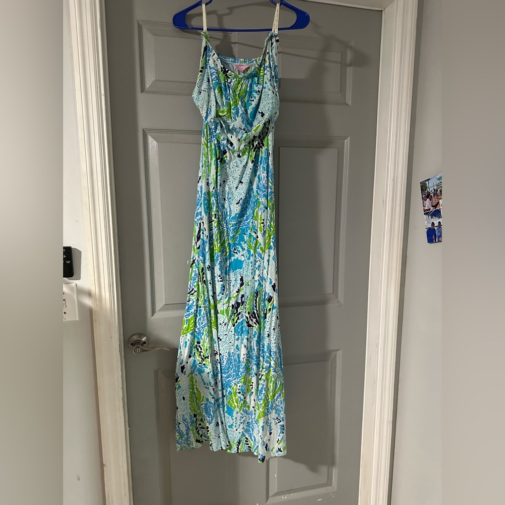 Lilly Pulitzer Coral Maxi Dress